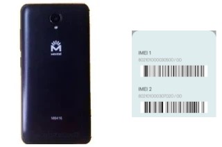 How to find the IMEI code on M8416