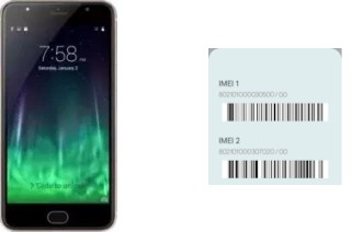 How to find the IMEI code on MPIE Y8