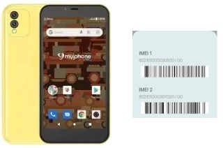 How to see the IMEI code in myA1 Plus