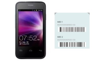 How to find the IMEI code on MI320