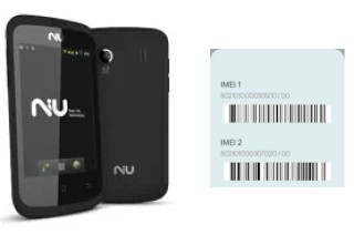 How to see the IMEI code in Niutek 3.5B