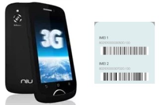 How to see the IMEI code in Niutek 3G 3.5 N209