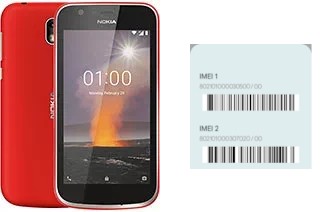 How to find the IMEI code on Nokia 1