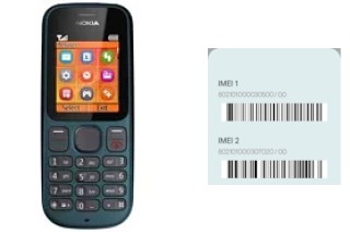 How to find the IMEI code on Nokia 100