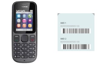 How to find the IMEI code on Nokia 101