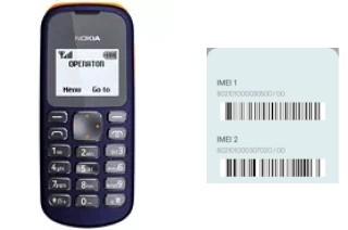 How to find the IMEI code on Nokia 103