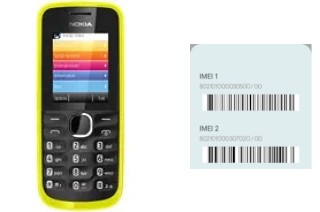 How to see the IMEI code in Nokia 110