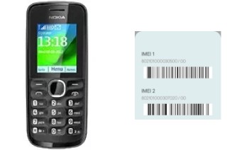 How to find the IMEI code on Nokia 111