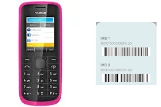 How to find the IMEI code on Nokia 113