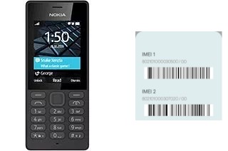 How to find the IMEI code on Nokia 150