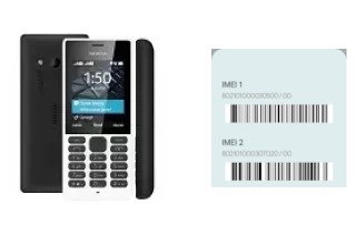 How to find the IMEI code on 150 Dual SIM