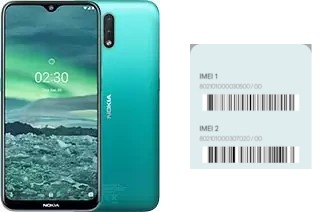 How to find the IMEI code on Nokia 2.3