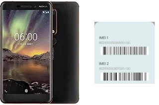 How to find the IMEI code on Nokia 6.1