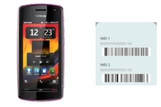 How to find the IMEI code on Nokia 600