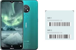 How to see the IMEI code in Nokia 7.2