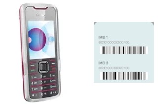 How to find the IMEI code on 7210 Supernova