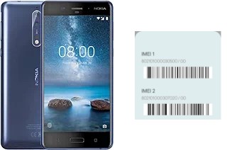 How to see the IMEI code in Nokia 8