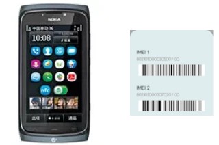 How to find the IMEI code on 801T