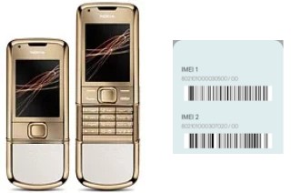 How to find the IMEI code on 8800 Gold Arte