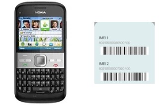 How to find the IMEI code on Nokia E5