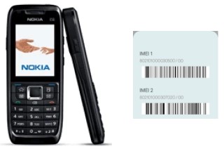 How to see the IMEI code in Nokia E51