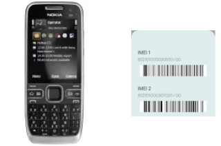 How to find the IMEI code on Nokia E55