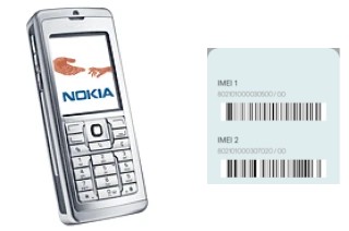 How to find the IMEI code on Nokia E60