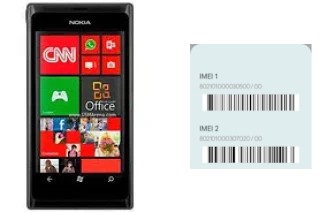 How to find the IMEI code on Lumia 505