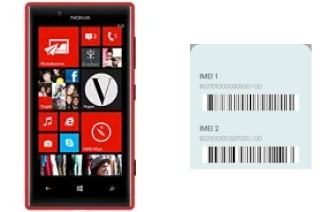 How to find the IMEI code on Lumia 720