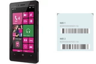 How to find the IMEI code on Lumia 810