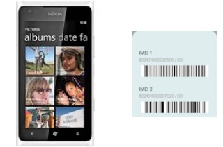 How to find the IMEI code on Lumia 900