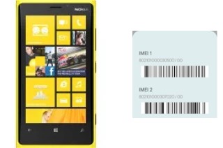 How to find the IMEI code on Lumia 920