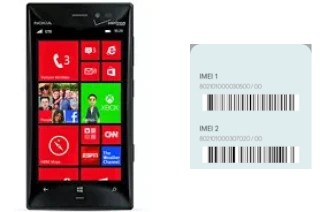 How to see the IMEI code in Lumia 928