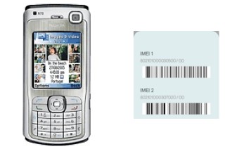 How to find the IMEI code on Nokia N70