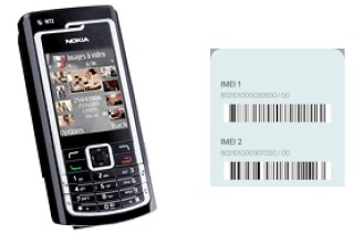 How to find the IMEI code on Nokia N72