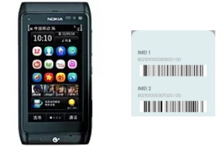 How to find the IMEI code on Nokia T7