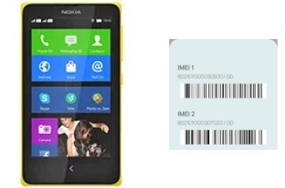 How to see the IMEI code in Nokia X