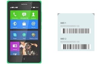 How to find the IMEI code on Nokia XL