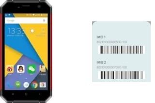 How to see the IMEI code in Nomu S30