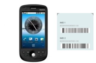 How to find the IMEI code on V-58