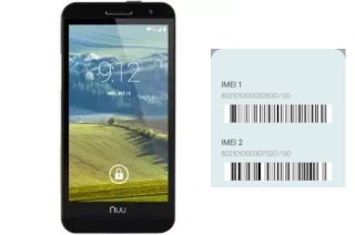 How to find the IMEI code on NUU NU-3S