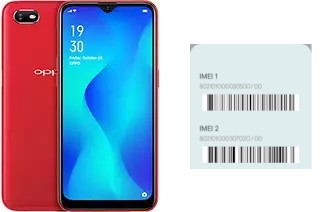 How to see the IMEI code in Oppo A1k