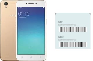 How to find the IMEI code on Oppo A37