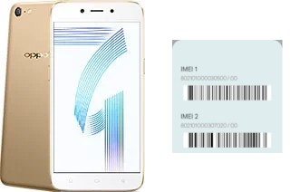 How to find the IMEI code on Oppo A71