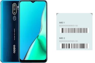 How to find the IMEI code on A9 (2020)