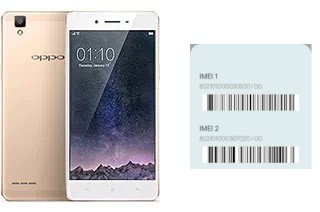 How to find the IMEI code on Oppo F1