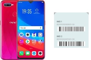 How to see the IMEI code in Oppo F9