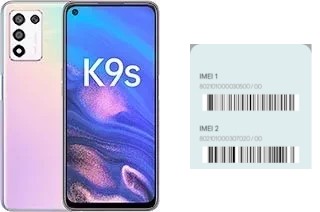 How to see the IMEI code in Oppo K9s