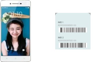 How to see the IMEI code in Oppo R1C