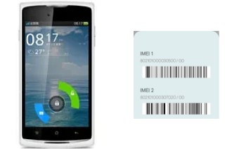 How to find the IMEI code on R817 Real